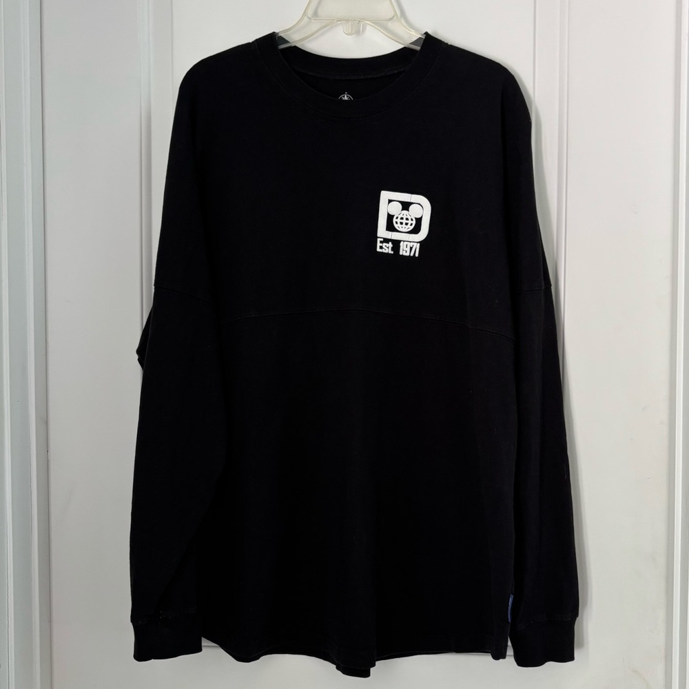 Walt Disney World Parks Spirit Jersey Black Long Sleeve